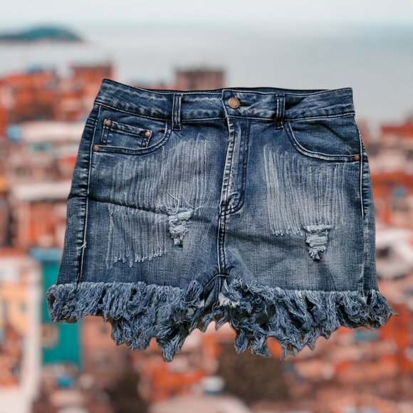 Studded Denim Jeans Sz. 9 - Picture 4 of 5